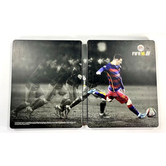 Fifa 16 Xbox One Special Steel Book Cover Disc, Inserts & Case Tested - Picture 1 of 8